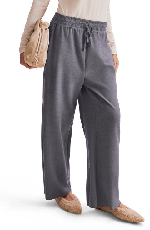 Winslow Crop Wide Leg Sweatpants