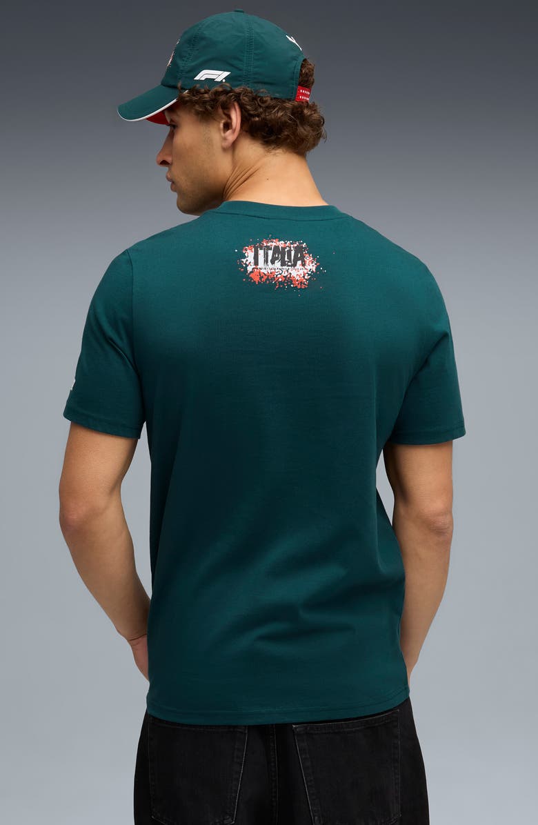 PUMA Formula 1<sup
®</sup
 Italy Graphic T-Shirt, Alternate, color, Green Terrain