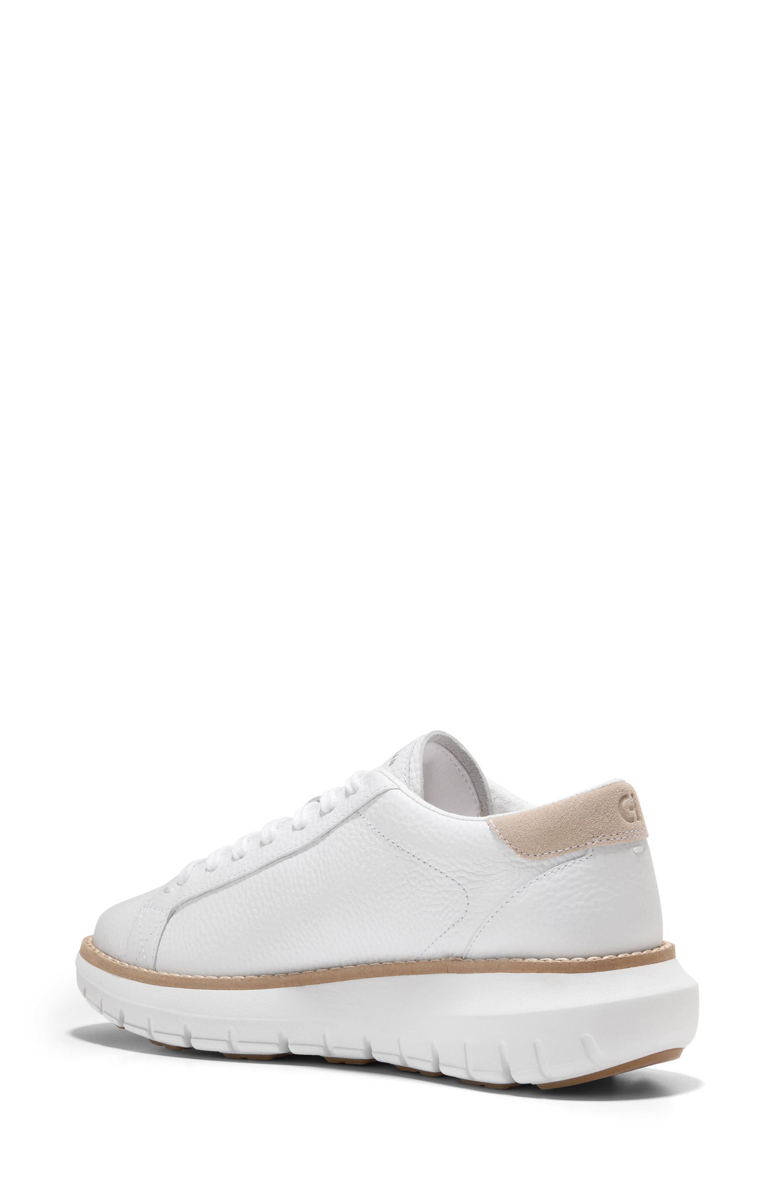 Cole Haan ZERØGRAND Rexanna Lace-To-Toe Sneaker, Alternate, color, White/ Ch Lt Sesame/ White Wp