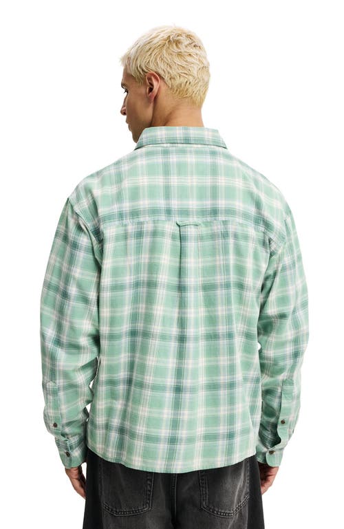 Cotton On Tribeca Long Sleeve Shirt In Green