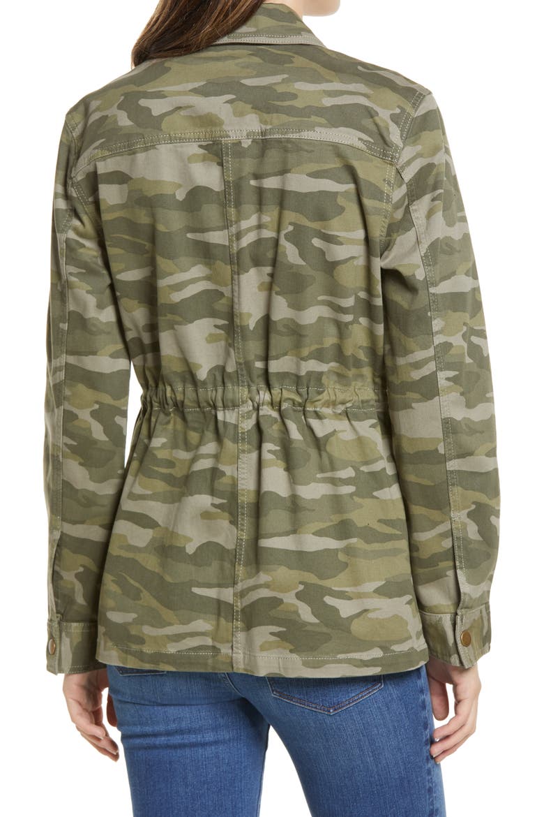 Camo Utility Jacket, Alternate, color, OLIVE CAMO
