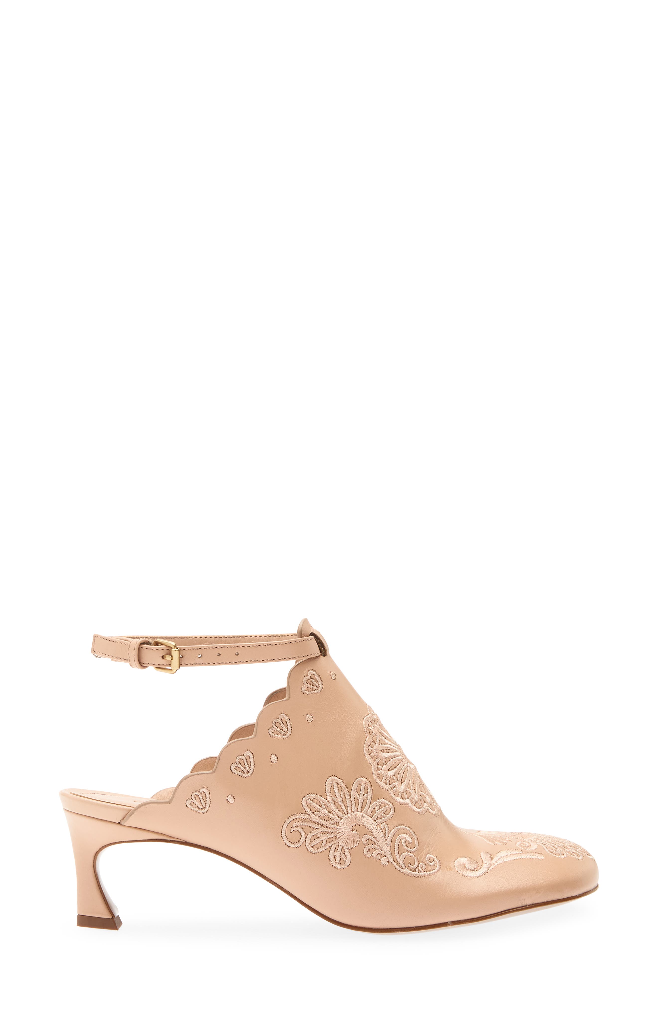 Rechillieu Embroidered Pump, Alternate, color, OLD BLUSH