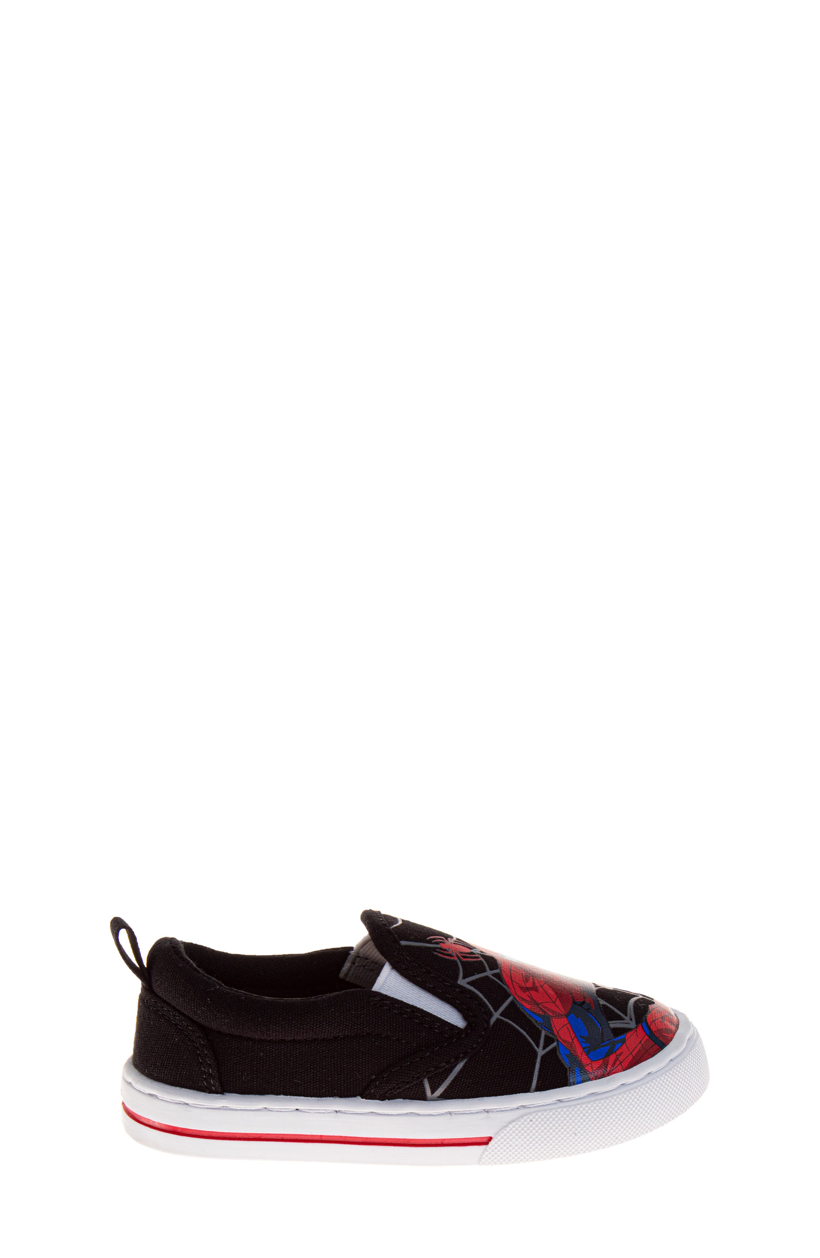 Kids' Marvel Webbed Wonder Spider-Man Sneaker, Alternate, color, BLACK/RED