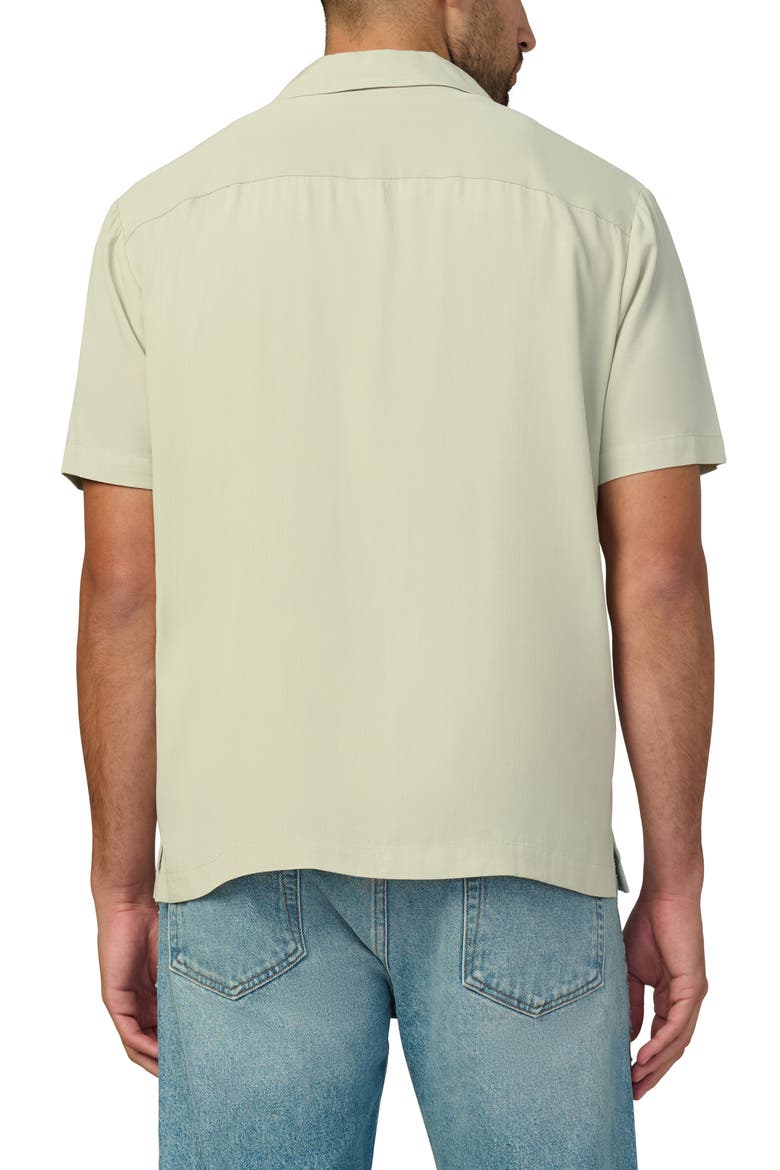 Viscose Camp Shirt, Alternate, color, SAGE