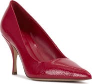 Vince Camuto Paislie Leopard Print Patent Pump