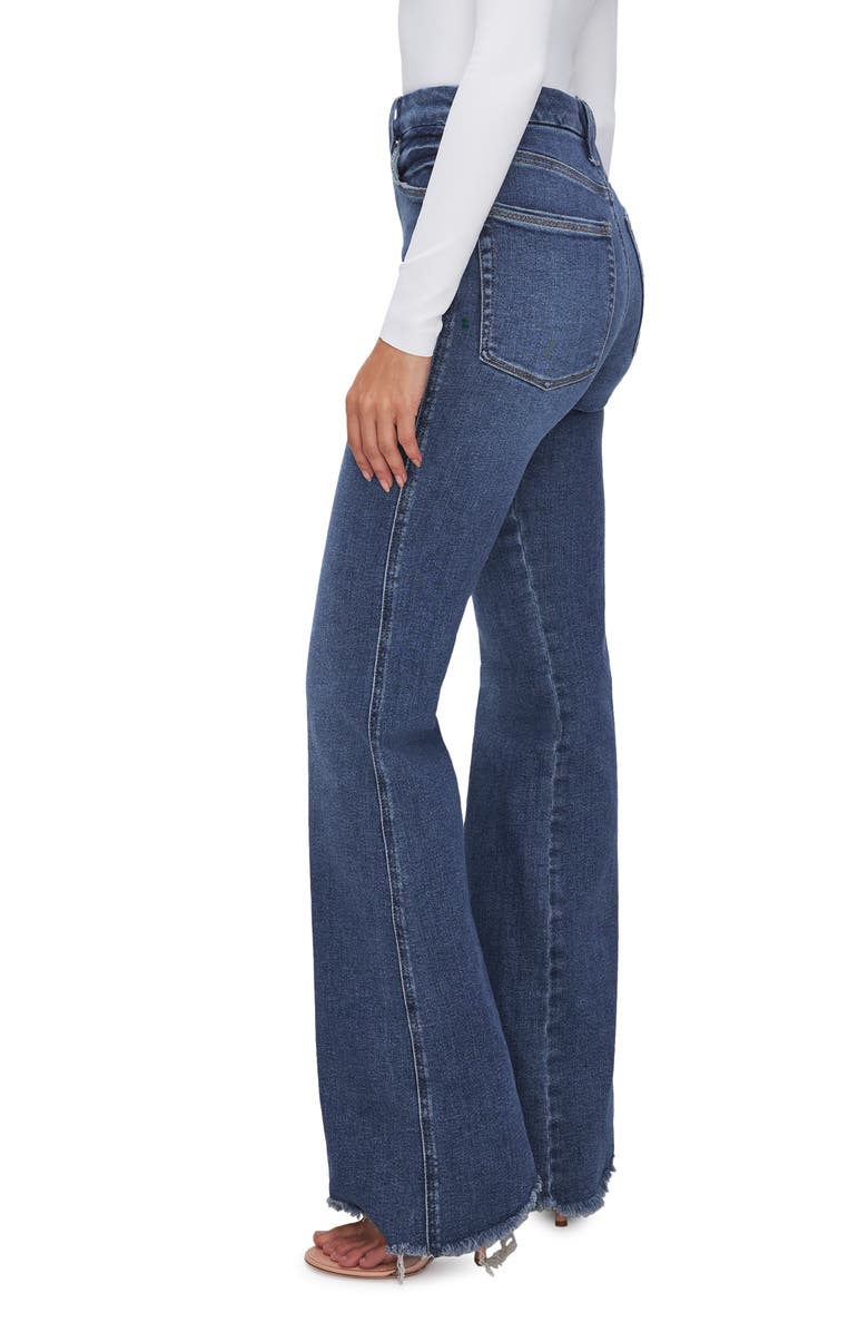 Good American Good Curve Bootcut Jeans, Alternate, color, 