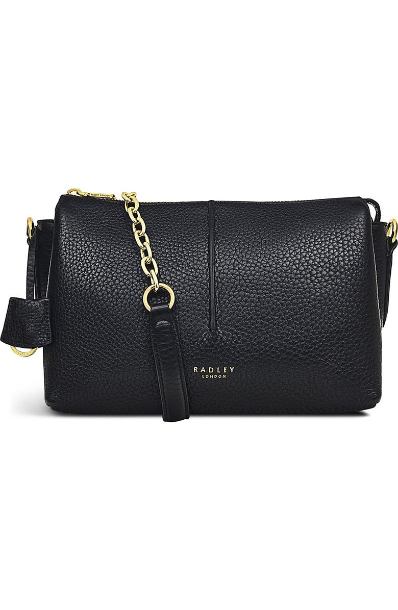 Radley Small Hillgate Place Zip Chain Crossbody Bag, Main, color, Black