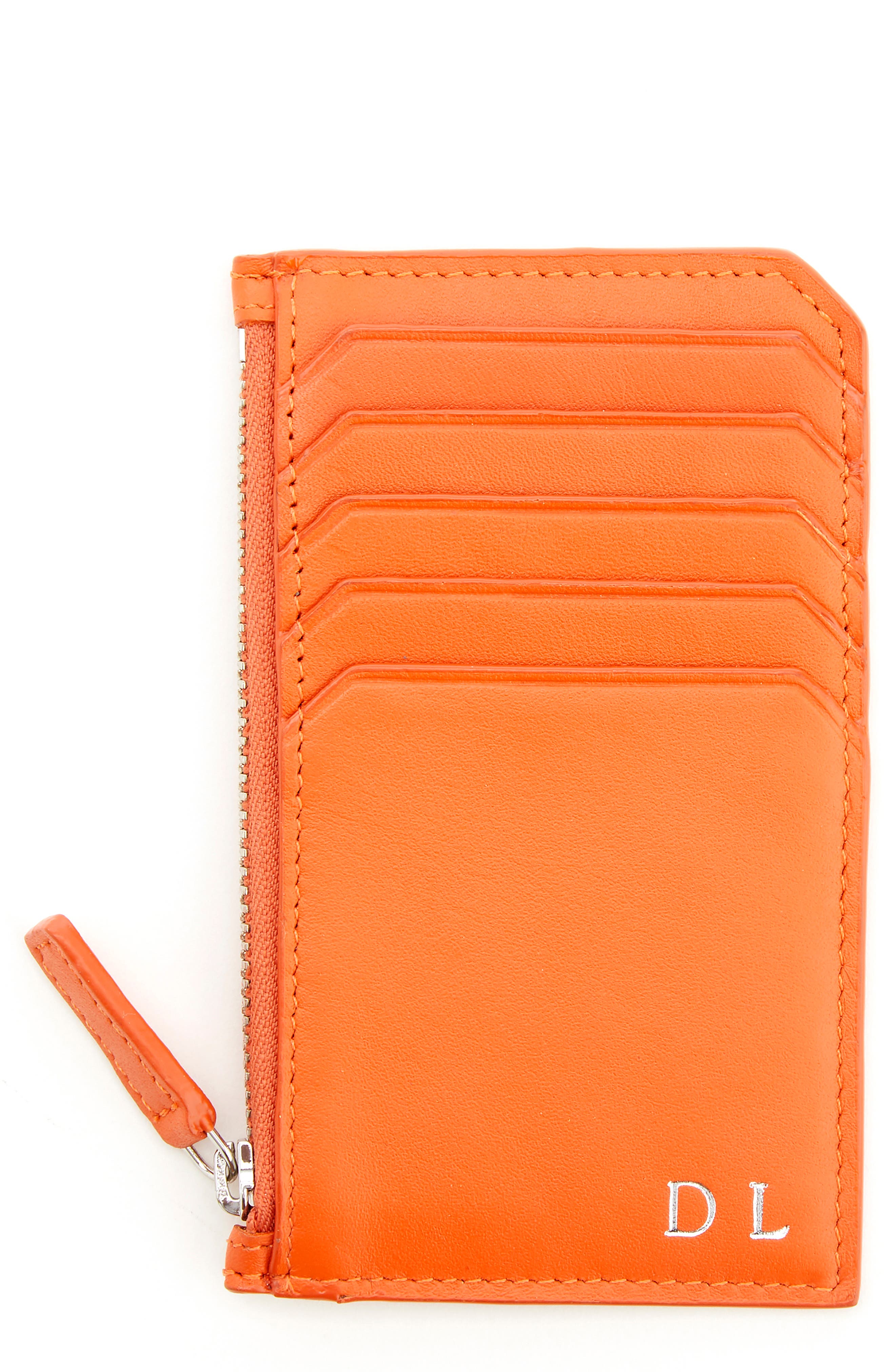 BURNT ORANGE- SILVER FOIL