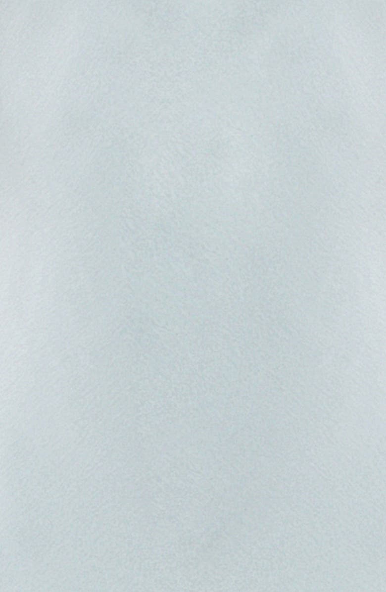 HOUSE OF CB Vittoria Paneled Satin & Chiffon Gown, Alternate, color, Aqua