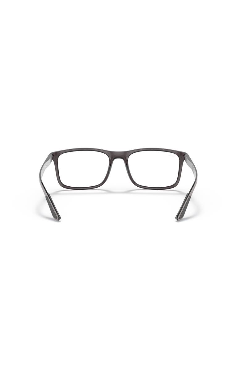 Ray-Ban 55mm Rectangle optical glasses, Alternate, color, Grey
