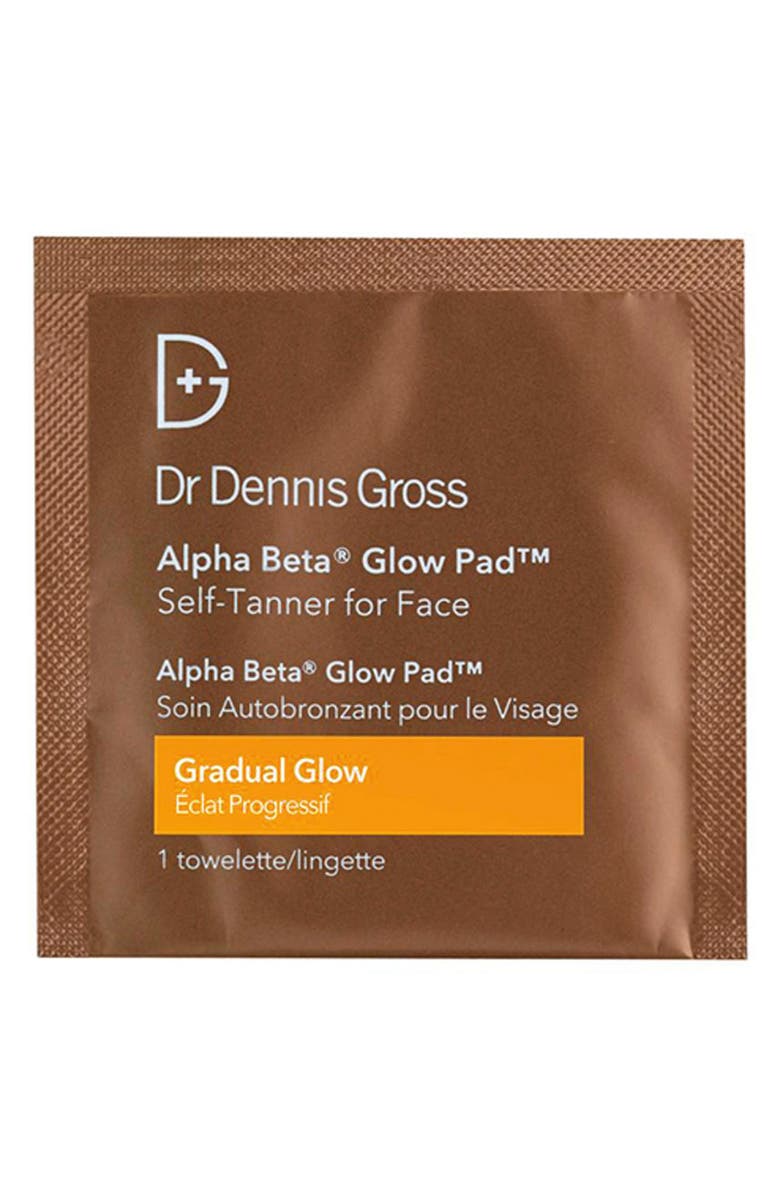 Dr. Dennis Gross Skincare Alpha Beta<sup>®</sup> Gradual Glow Pad Self-Tanner for Face, Alternate, color, 