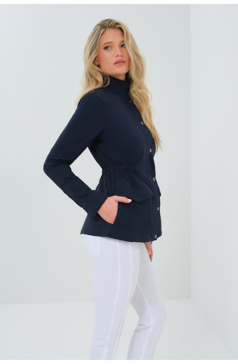 Anatomie Lenny Ultralight Snap Front Jacket, Alternate, color, Navy