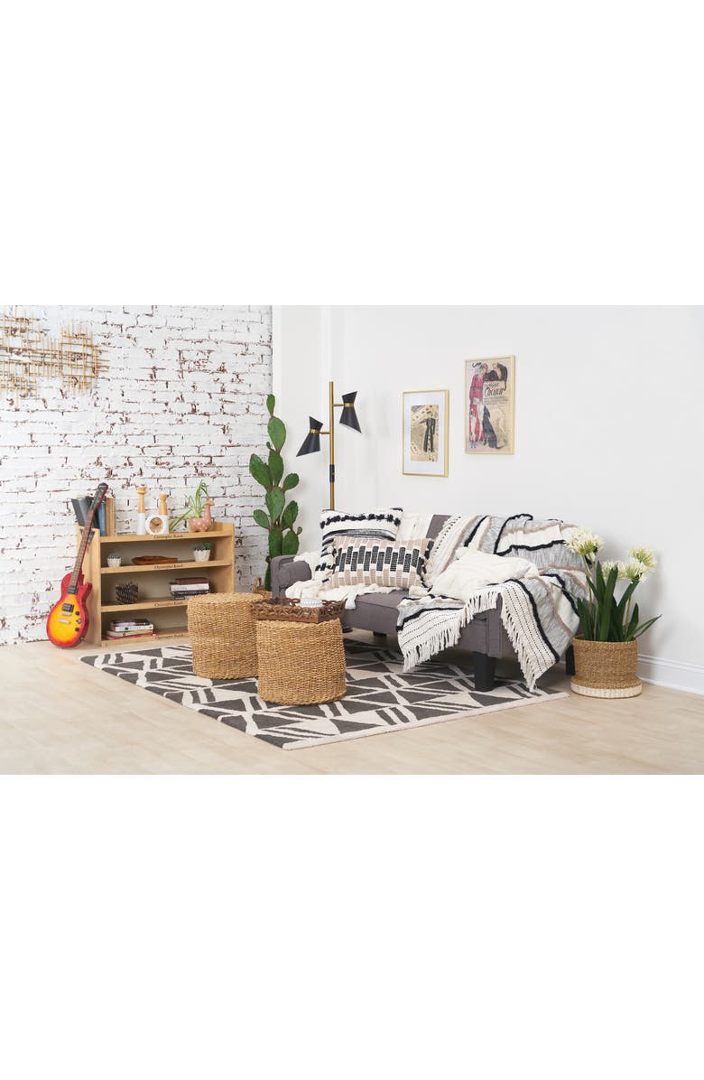 carol & frank Eustis Pillow, 14" x 22", Alternate, color, Green