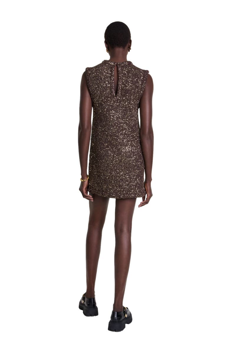 maje Short sequin dress, Alternate, color, 