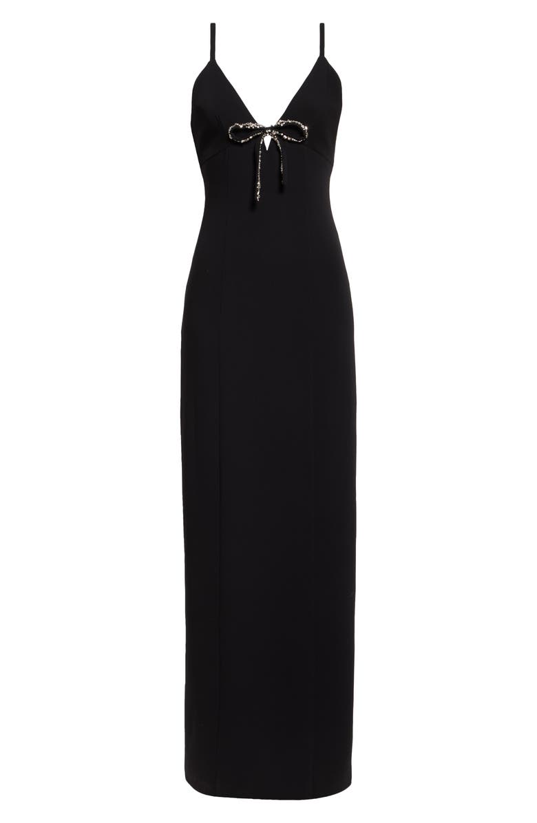 Cinq à Sept Adele Sleeveless Bow Gown, Alternate, color,