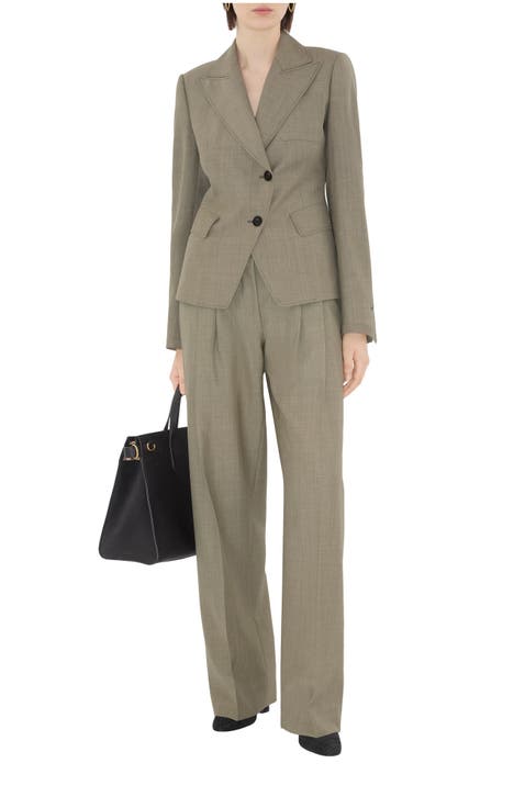 Wool Tailored Trousers