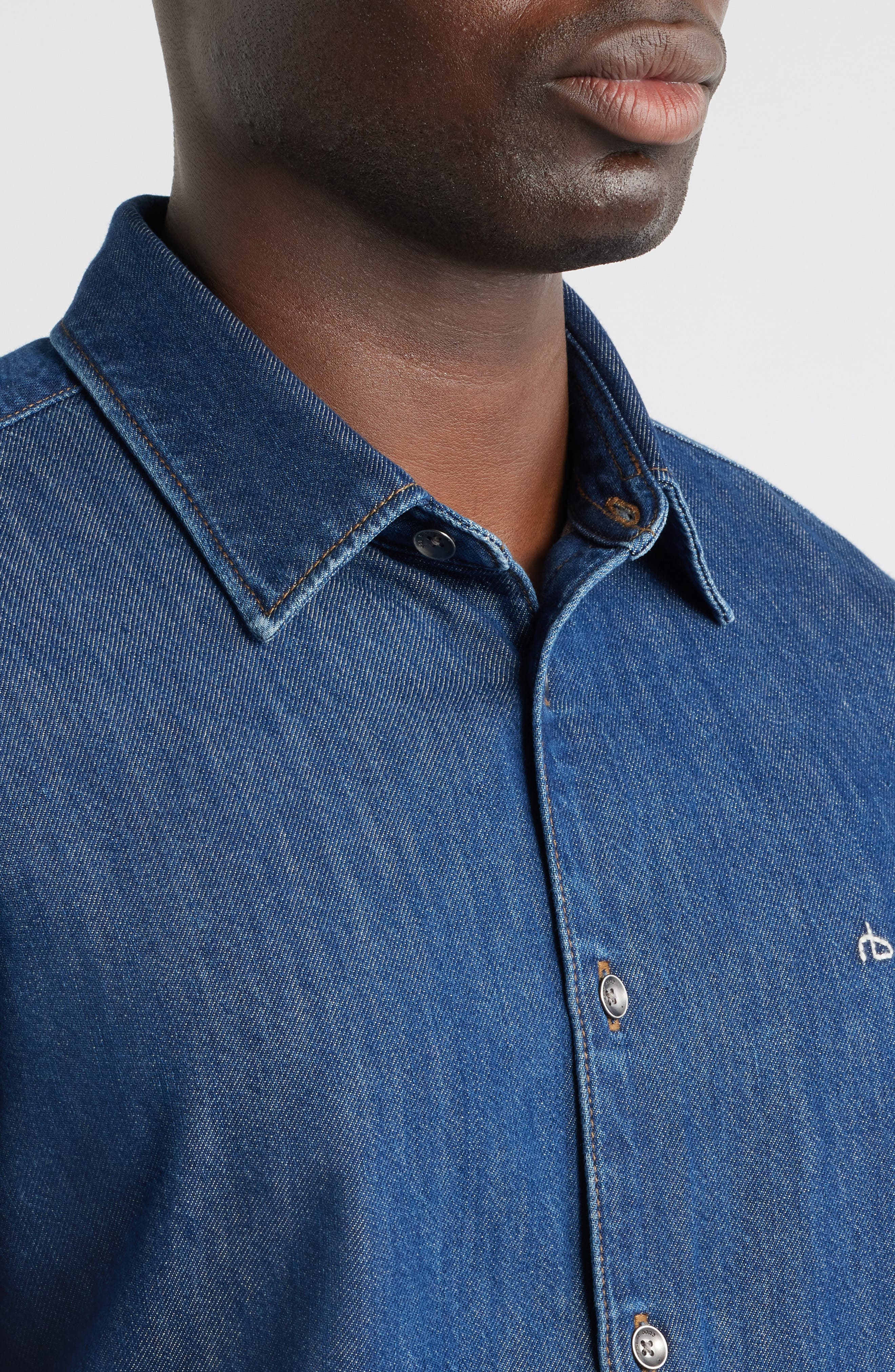 Tomlin Denim Button-Up Shirt - image 2