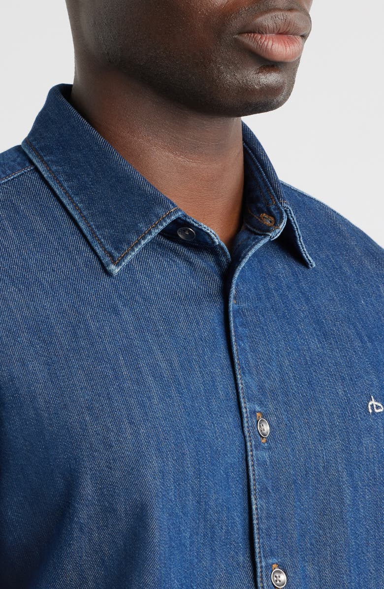 rag & bone Tomlin Denim Button-Up Shirt, Alternate, color, Kennmore