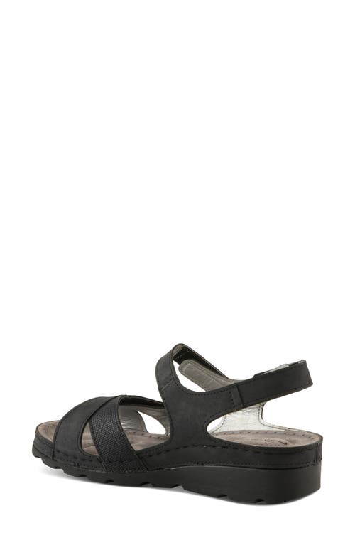 Flexus By Spring Step Orwell Sandal In Black