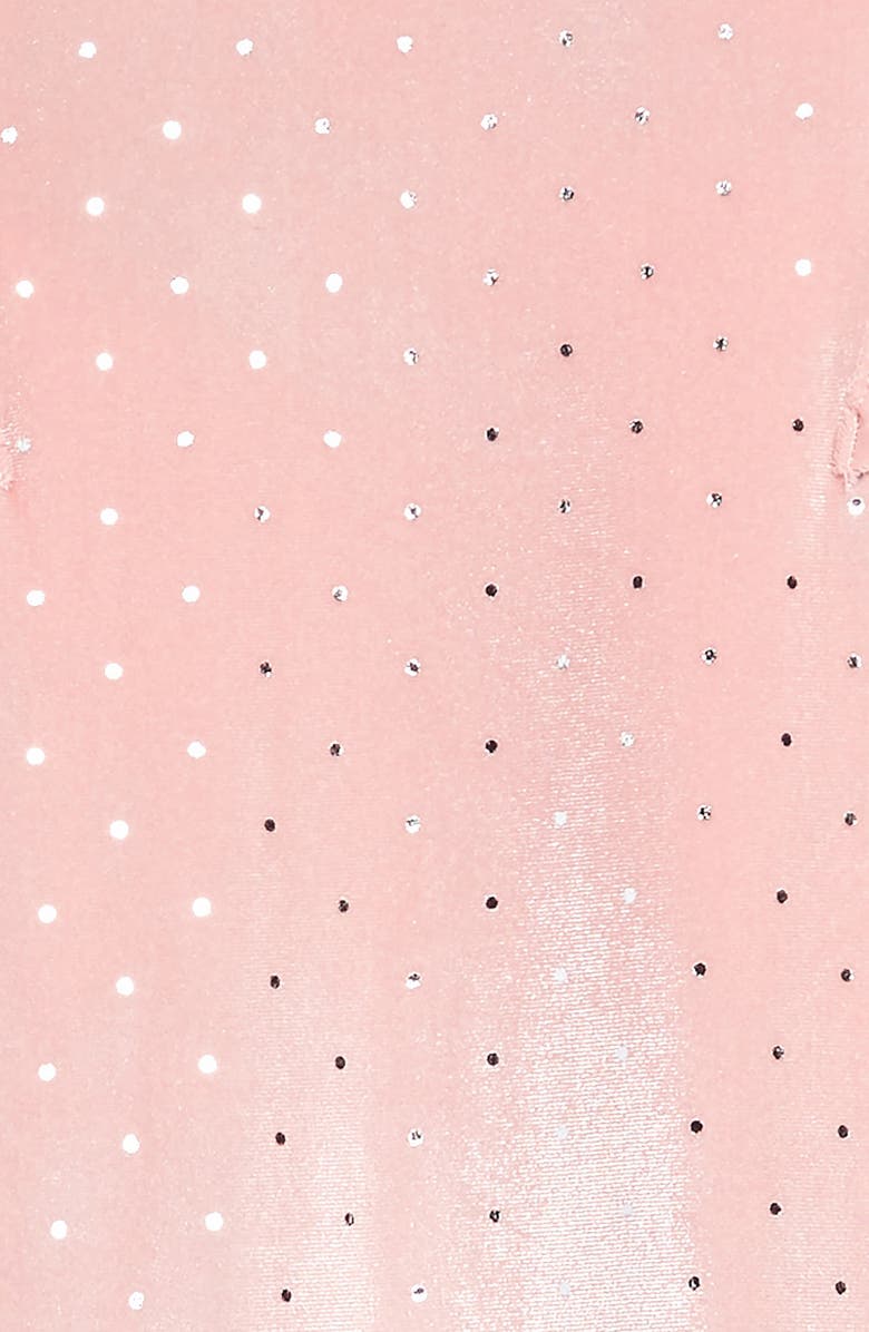 Tucker + Tate Pretty Velvet Flutter Sleeve Swing Dress, Alternate, color, 