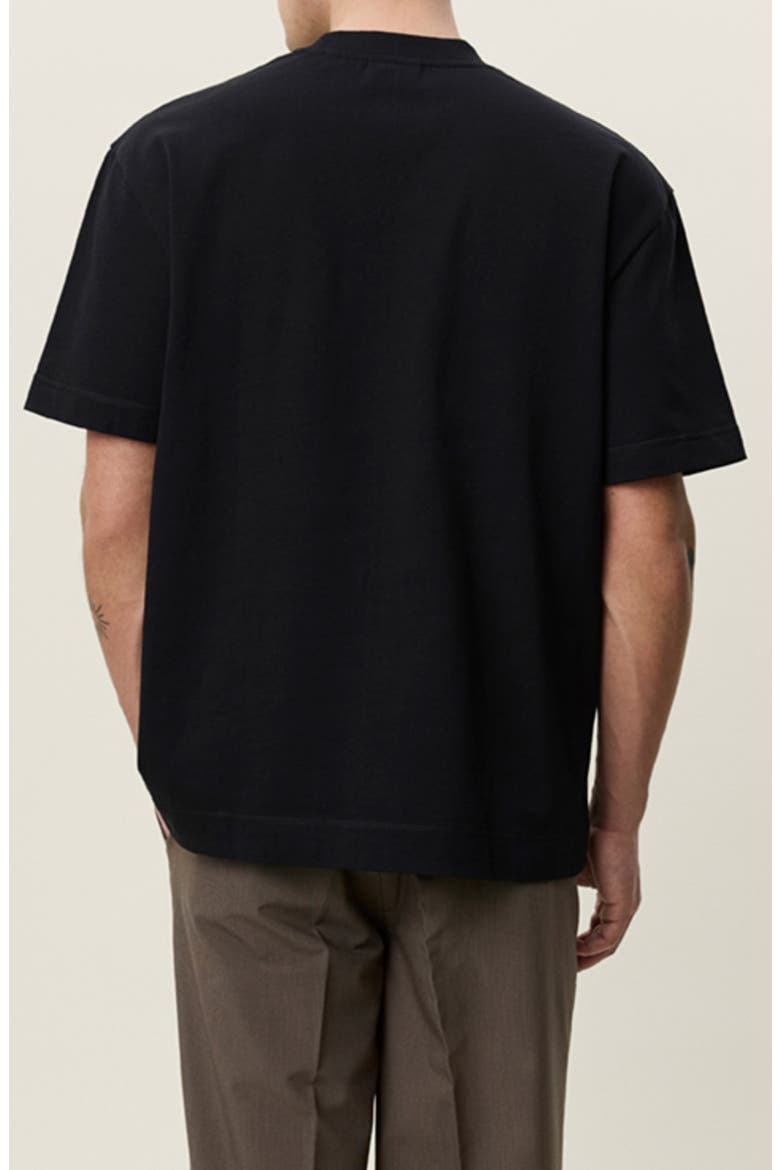 Stamp Organic Cotton Graphic T-Shirt, Alternate, color, BLACK