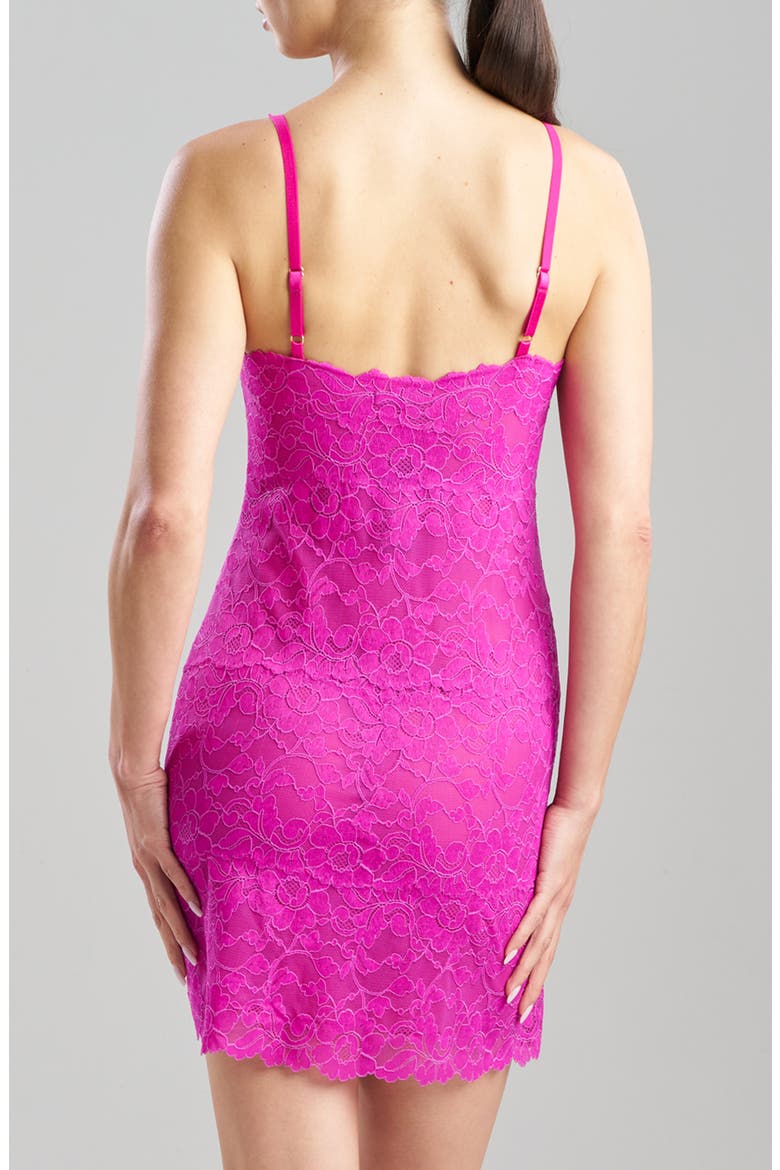 Peony Lace Chemise, Alternate, color, MAD MAGENTA
