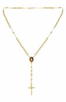 BLING JEWELRY Holy Cross Rosary Y-Necklace