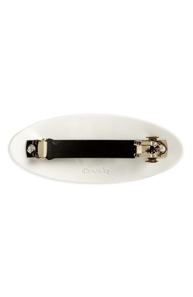 Chunks Horse Girl Oval Barrette, Alternate, color, Multi Green