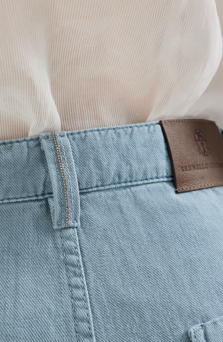 Brunello Cucinelli Loose trousers, Alternate, color, Denim