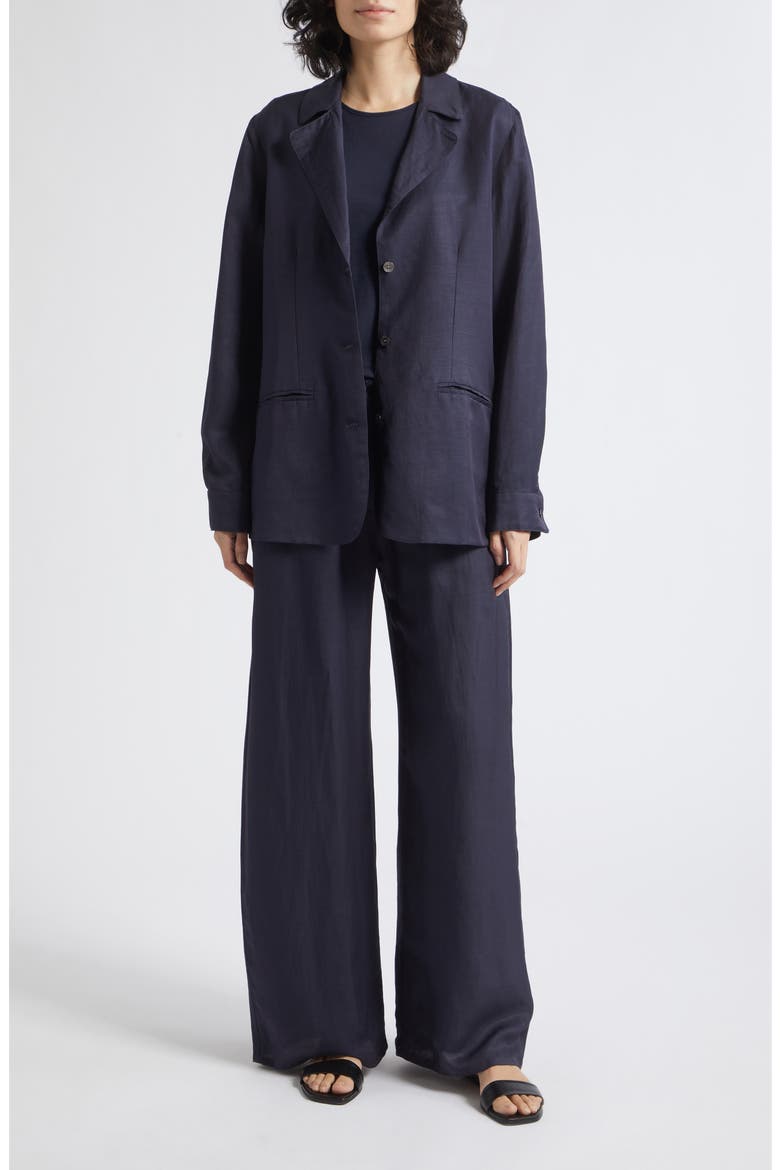 Daniel Linen Blend Jacket, Alternate, color, MIDNIGHT