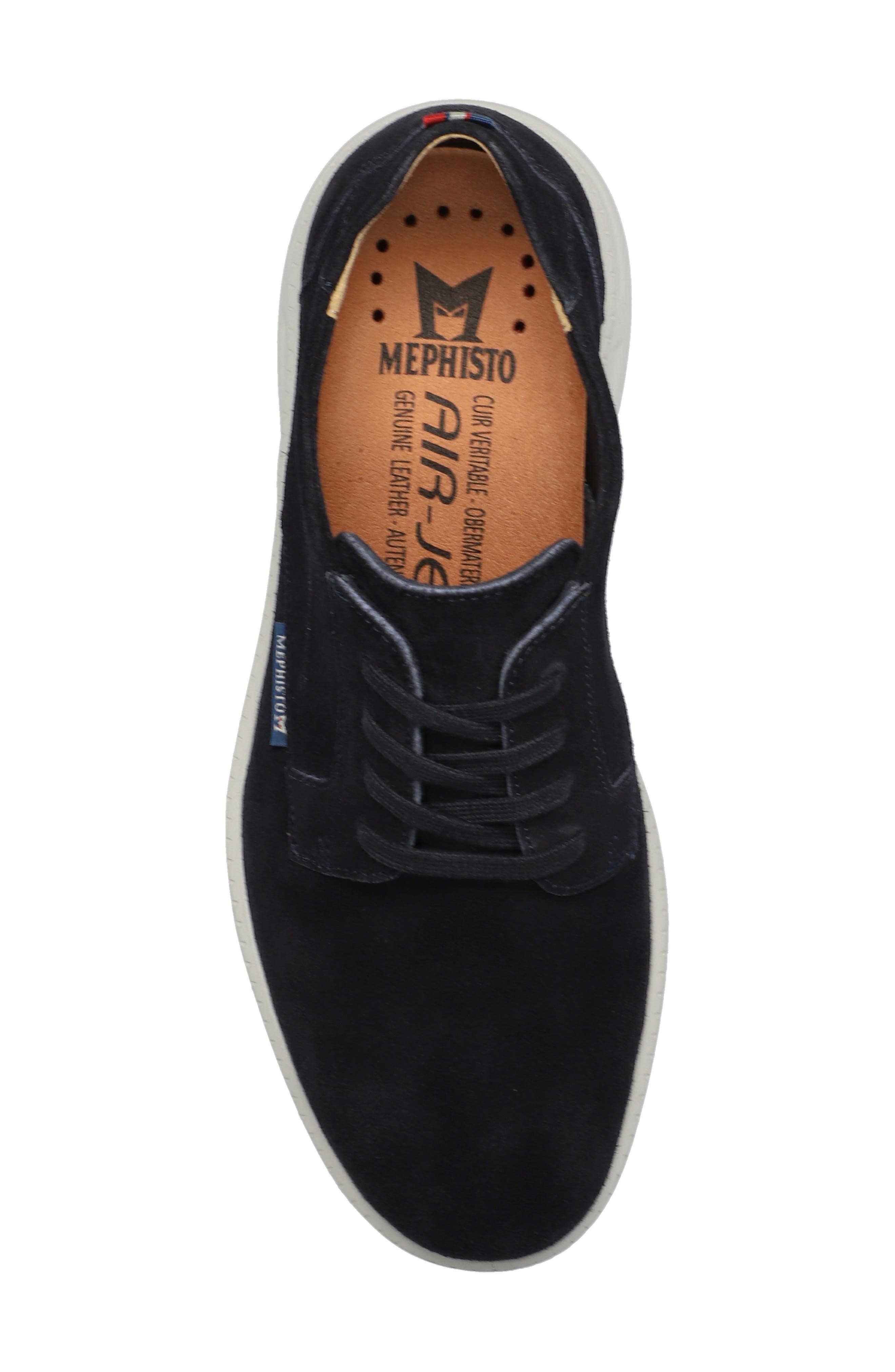 Mephisto Joris Sneaker, Alternate, color, Blue Velours