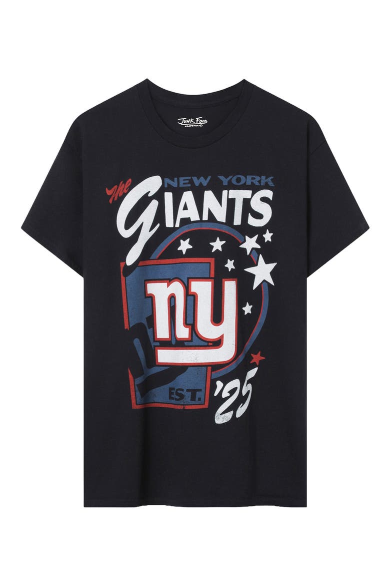 New York Giants Star Power Cotton Graphic T-Shirt, Main, color, BLACK