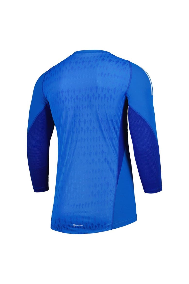 Men's adidas Blue D.C. United 2023 Goalkeeper Long Sleeve Replica Jersey, Alternate, color, Blue