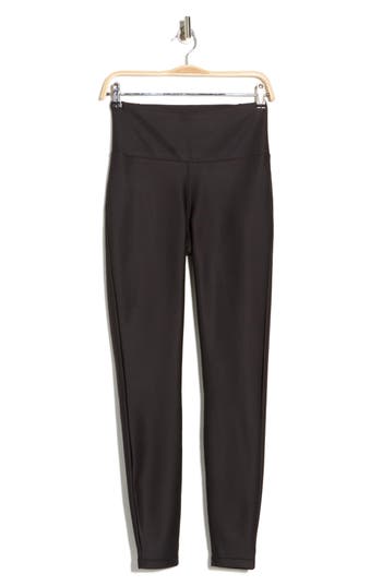 Apana Neo Shine Ankle Leggings In Black