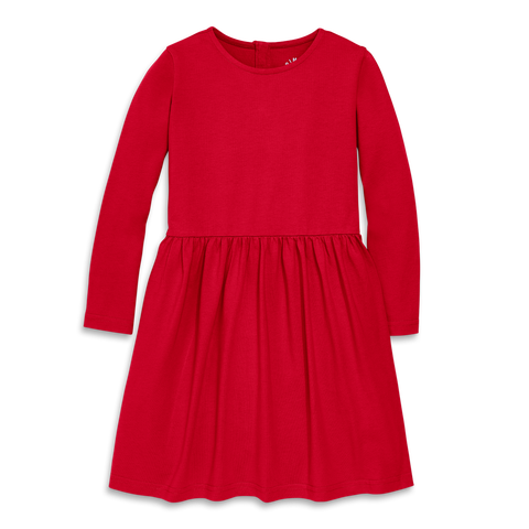 Kids Long Sleeve Perfect Pocket Dress (Toddler, Little Kid & Big Kid)