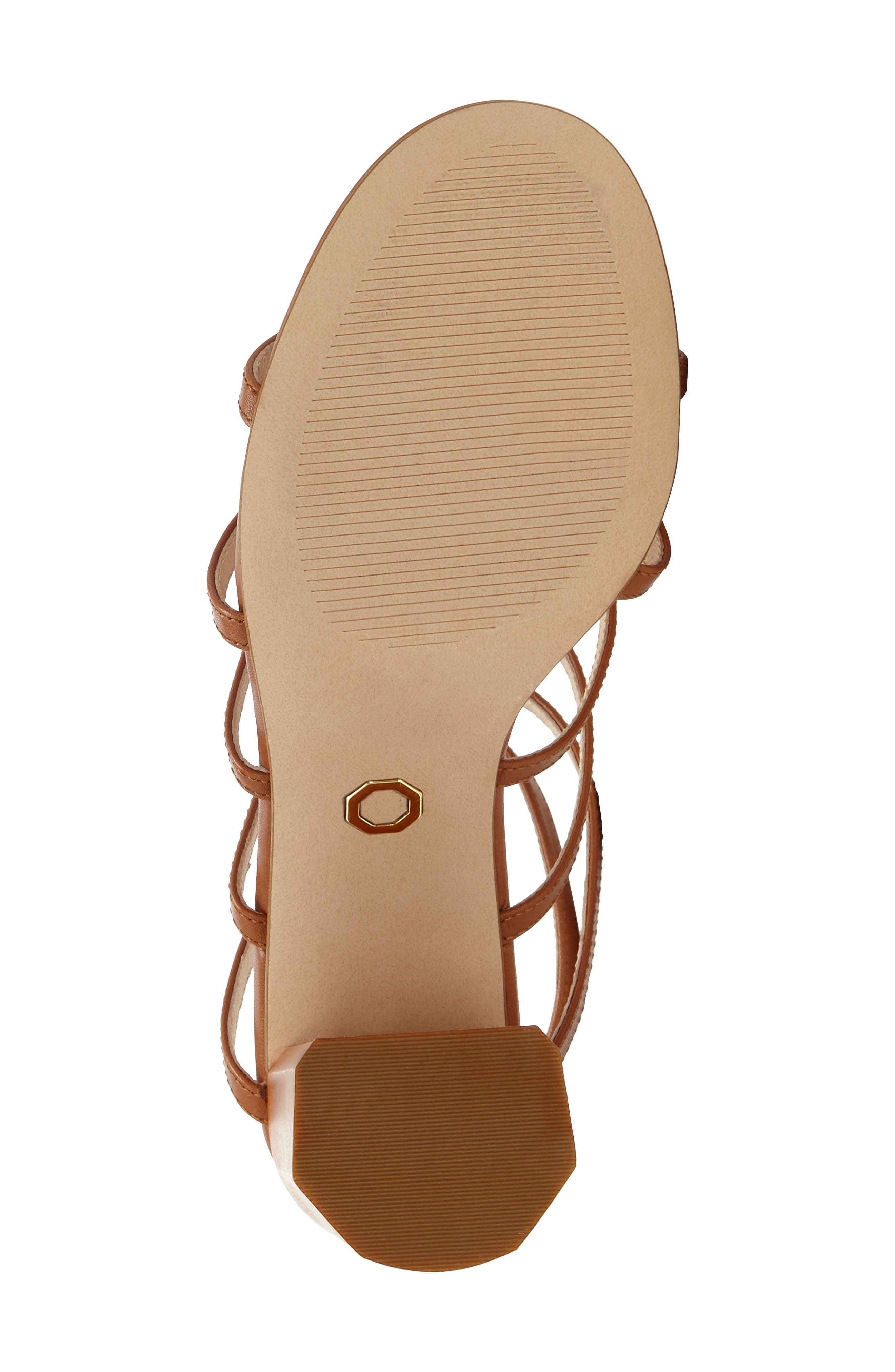 Leeba Sandal, Alternate, color, TOASTED ALMOND LEATHER