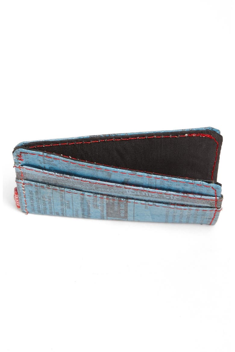 'The Upcycled' Wallet, Alternate, color, BLUE