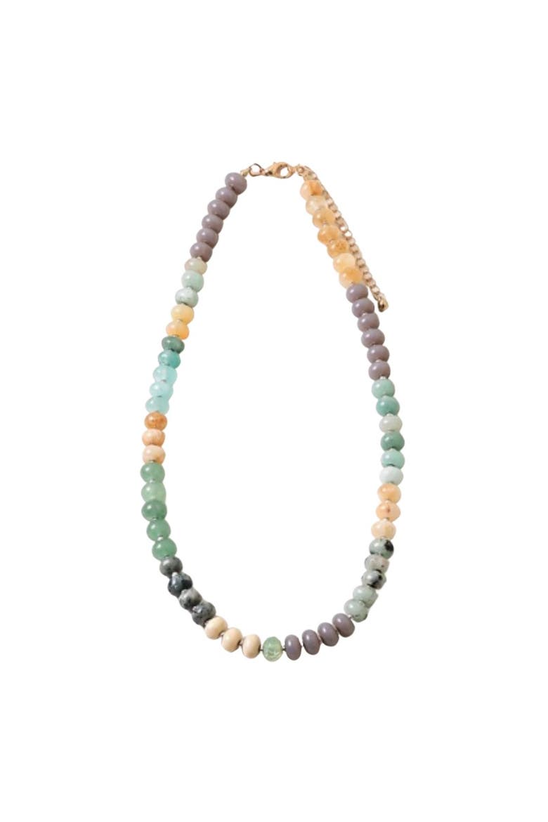 Frosted Moonstone & Waters Necklace, Main, color, Green