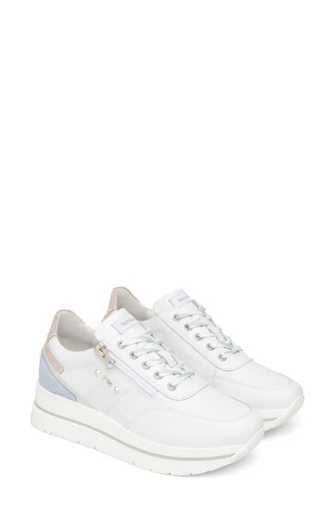 Side Zip Wedge Sneaker (Women)
