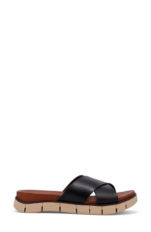 Mia Elissa Slide Sandal In Black