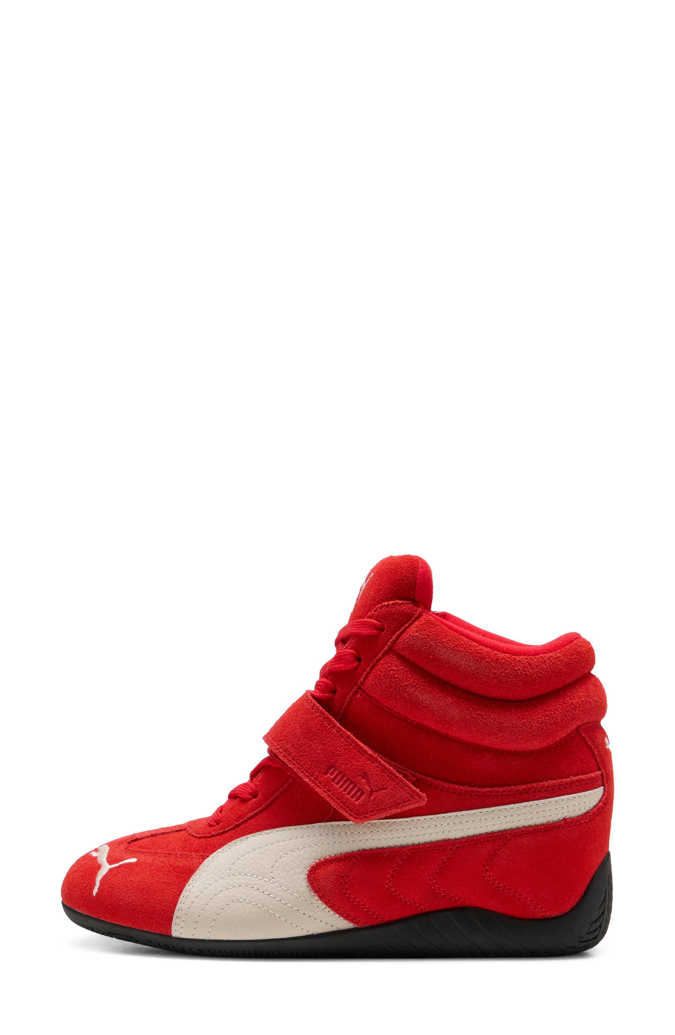 Speedcat Wedge Sneaker, Alternate, color, FOR ALL TIME RED/ PUMA WHITE