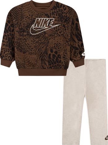 Kids' Home Swoosh Sweatshirt & Sweatpants Set