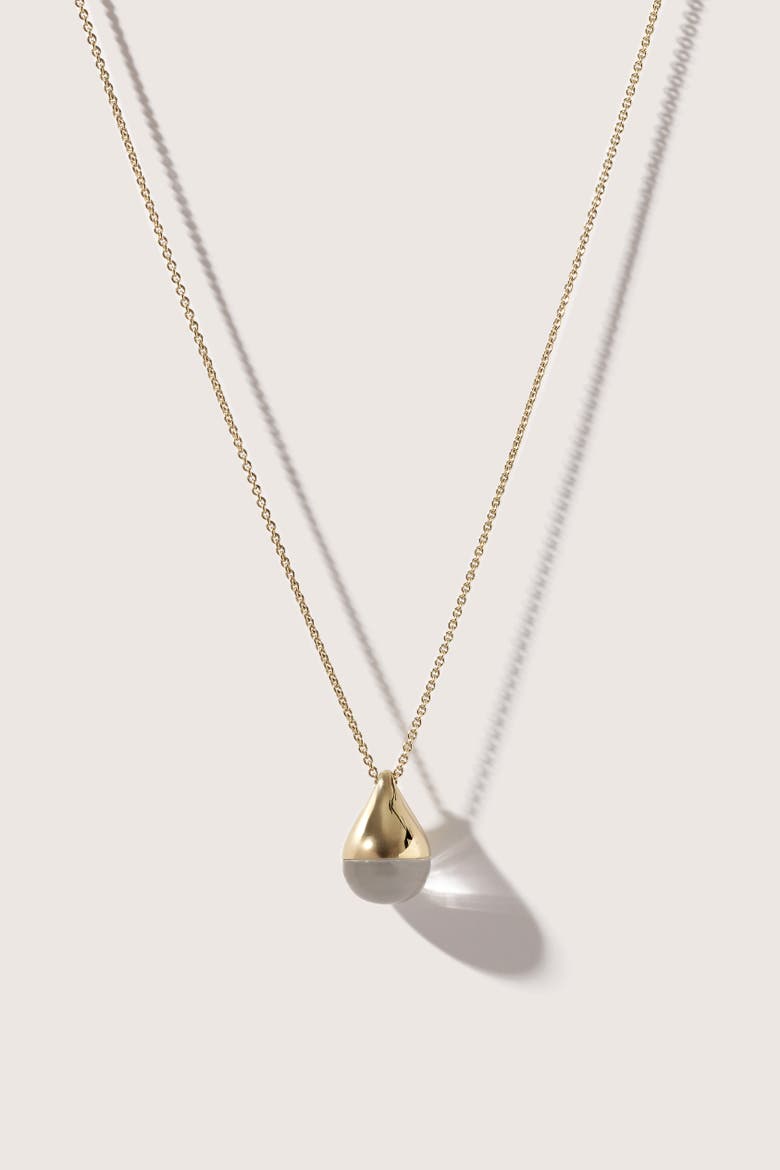14kt Gold Vermeil Stilla Quartz Necklace, Main, color, Yellow Toned Gold