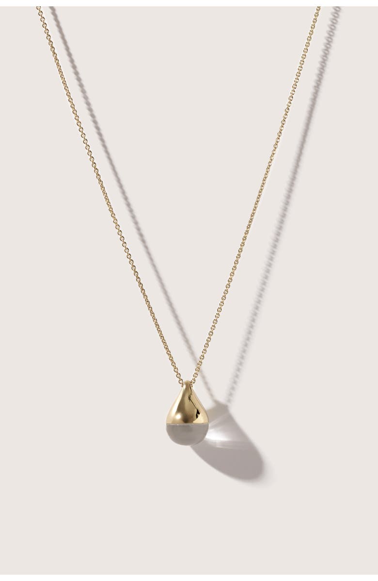 Otiumberg 14kt Gold Vermeil Stilla Quartz Necklace, Main, color, Yellow Toned Gold