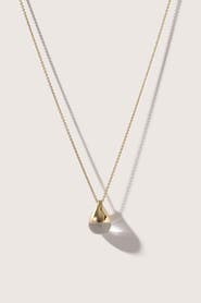 Otiumberg 14kt Gold Vermeil Stilla Quartz Necklace