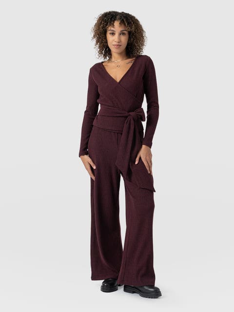 Victory Rib Wide Leg Pant