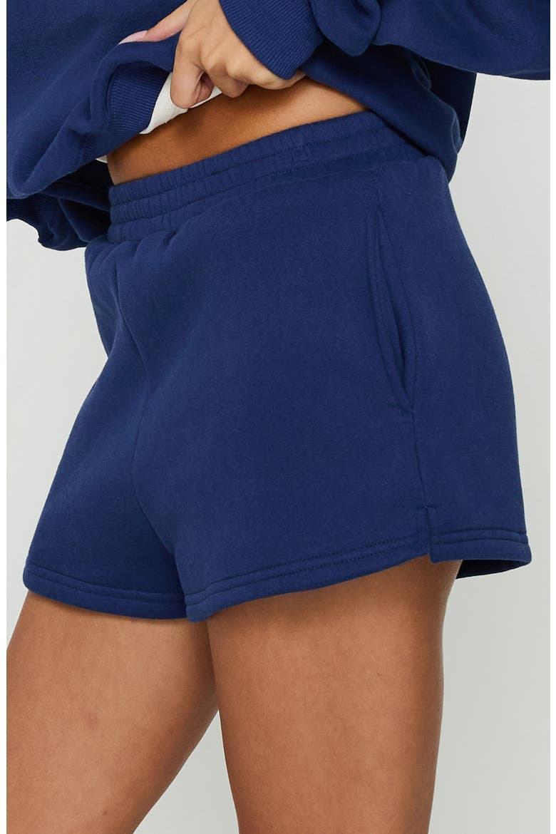 Rossalie Fleece Shorts, Alternate, color, BLUE