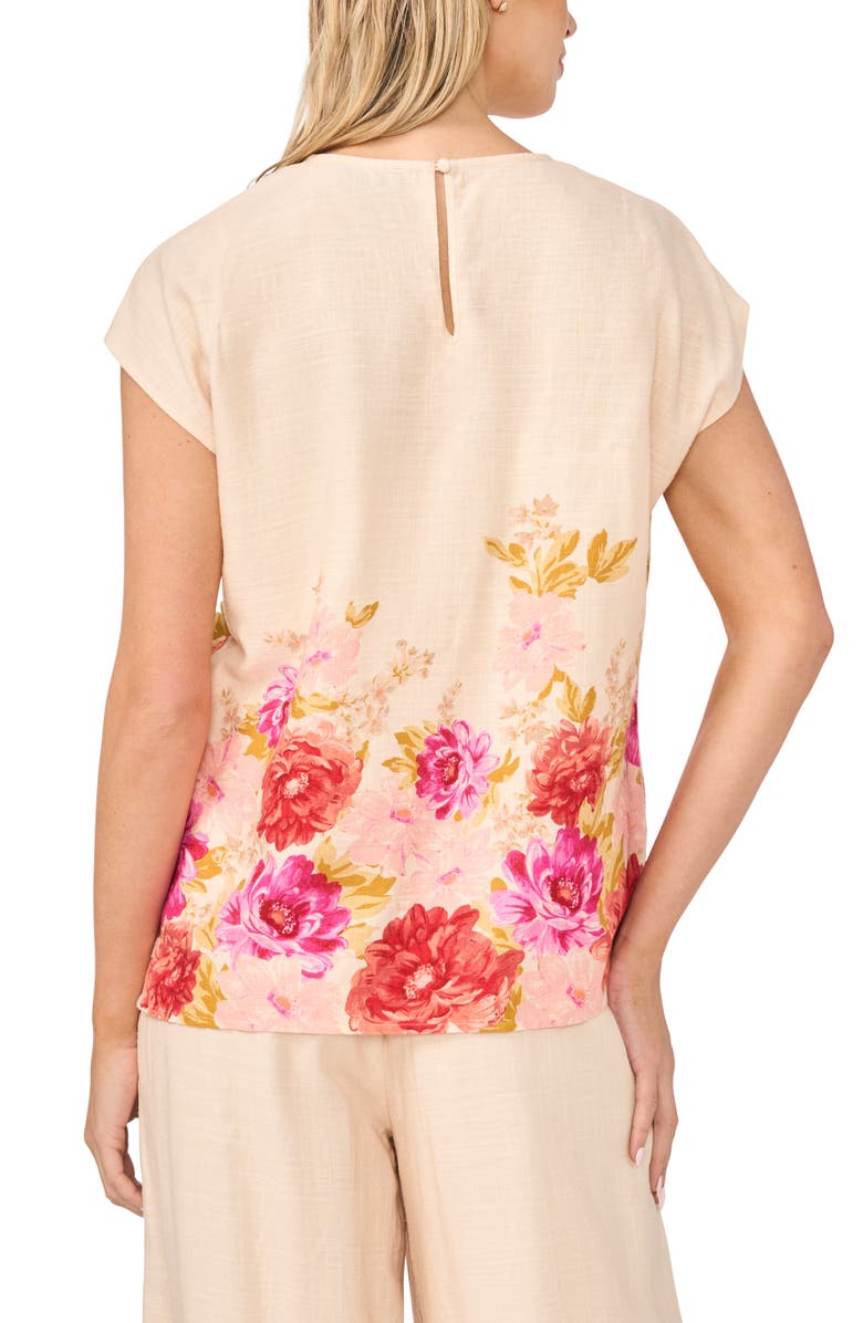 Halogen<sup>®</sup> Floral Print Top, Alternate, color,