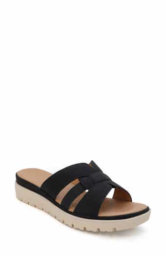 COMODA DESIGNS Tunsa Wedge Slide Sandal