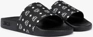 MCM Monogram Print Rubber Slides